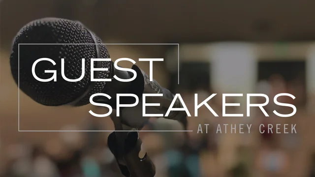 Guest Speaker: Ian Strauss | Athey Creek Church