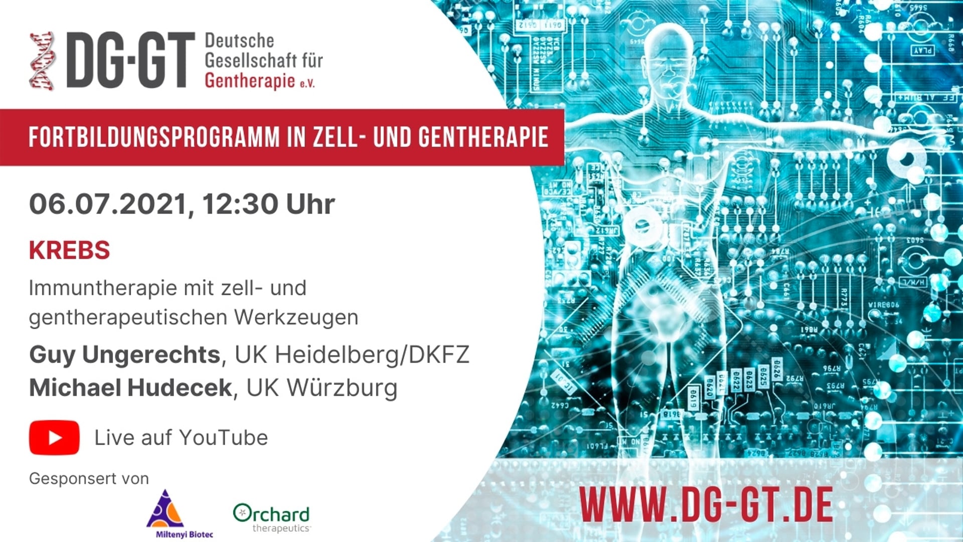 DG-GT Fortbildungsprogramm: Krebs