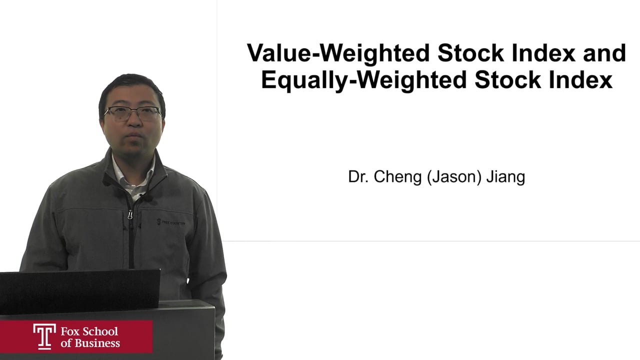 Value-Weighted Index and Equally-Weighted Index