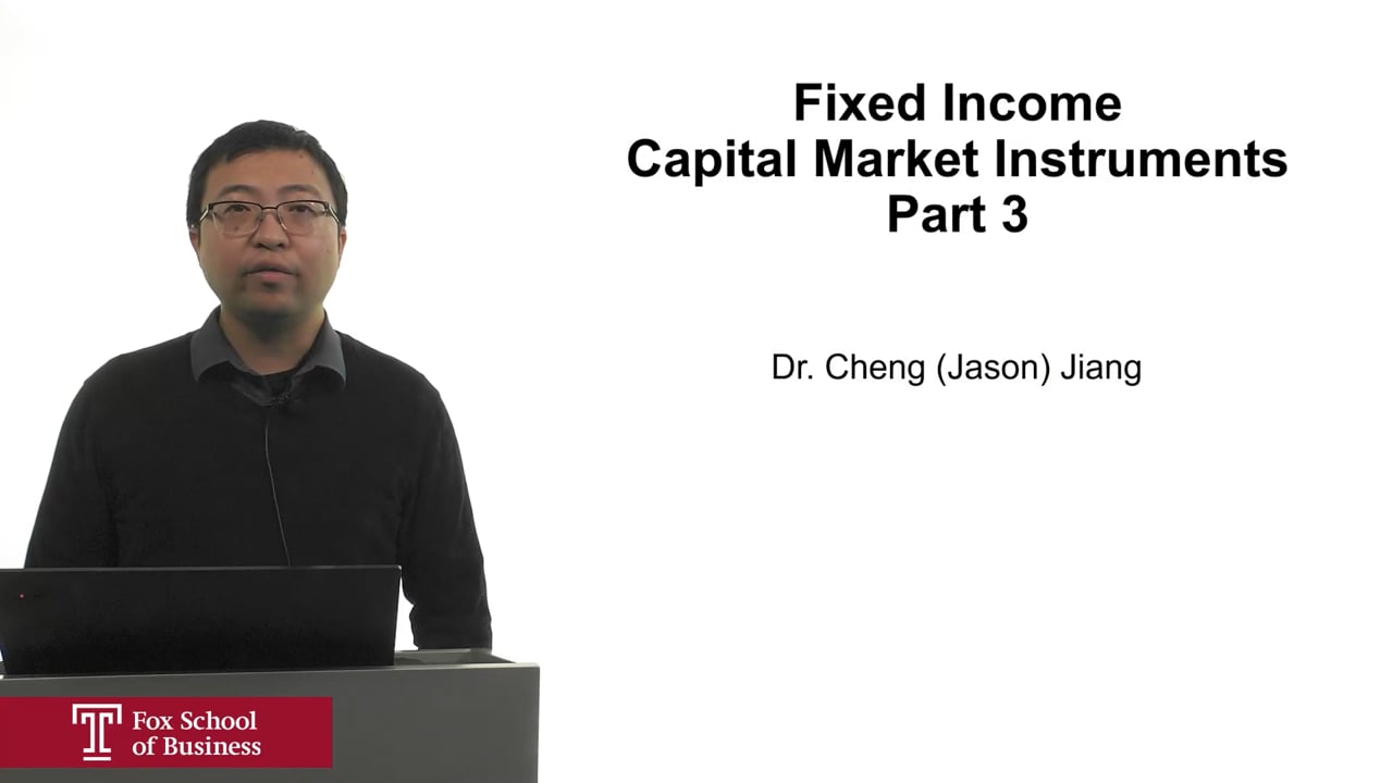 Fixed Income Capital Market Instruments Part 3