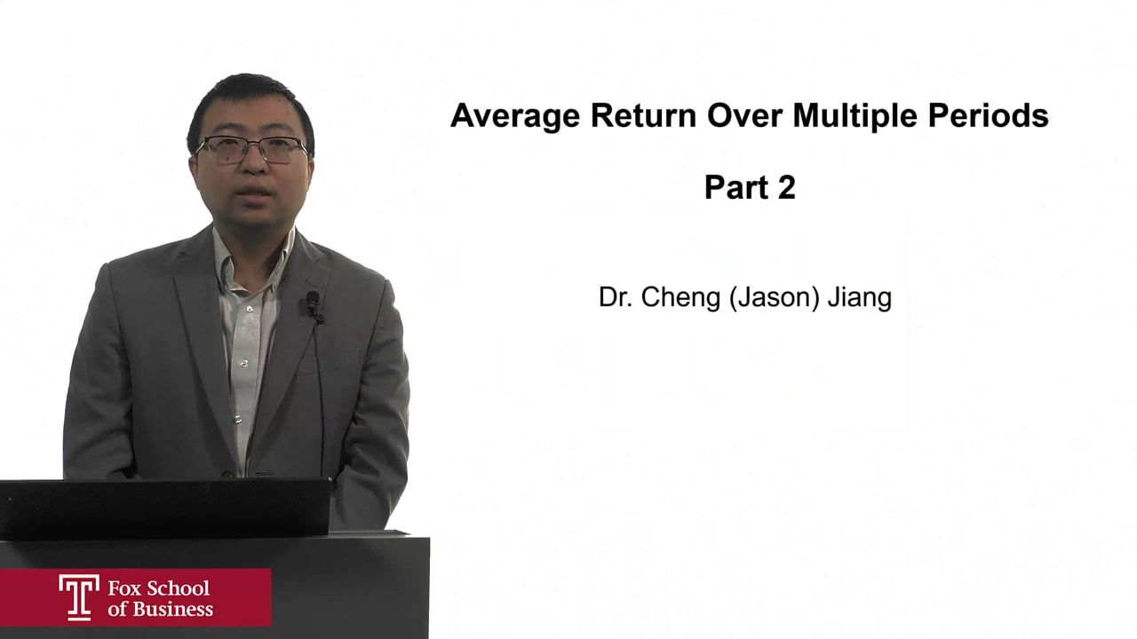 Average Return Over Multiple Periods Part 2