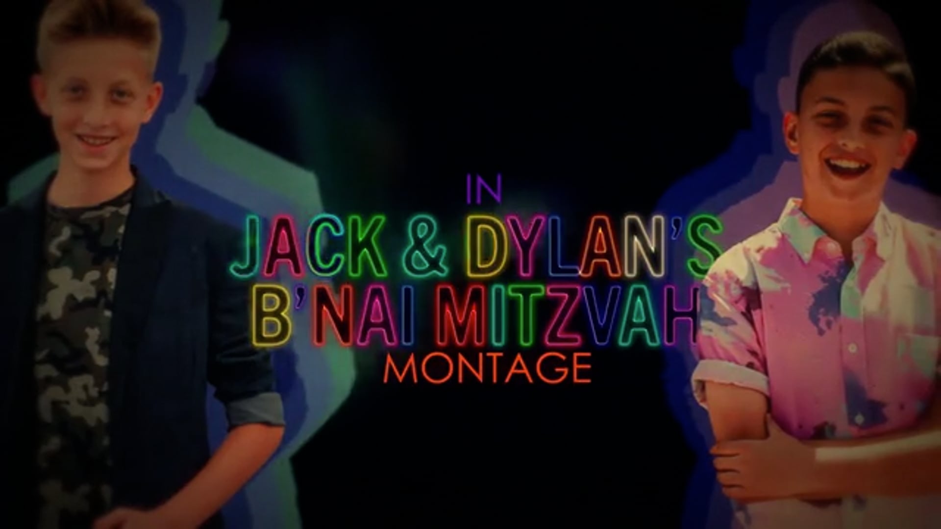 Jack & Dylan 2D/3D B'nai Mitzvah Montage