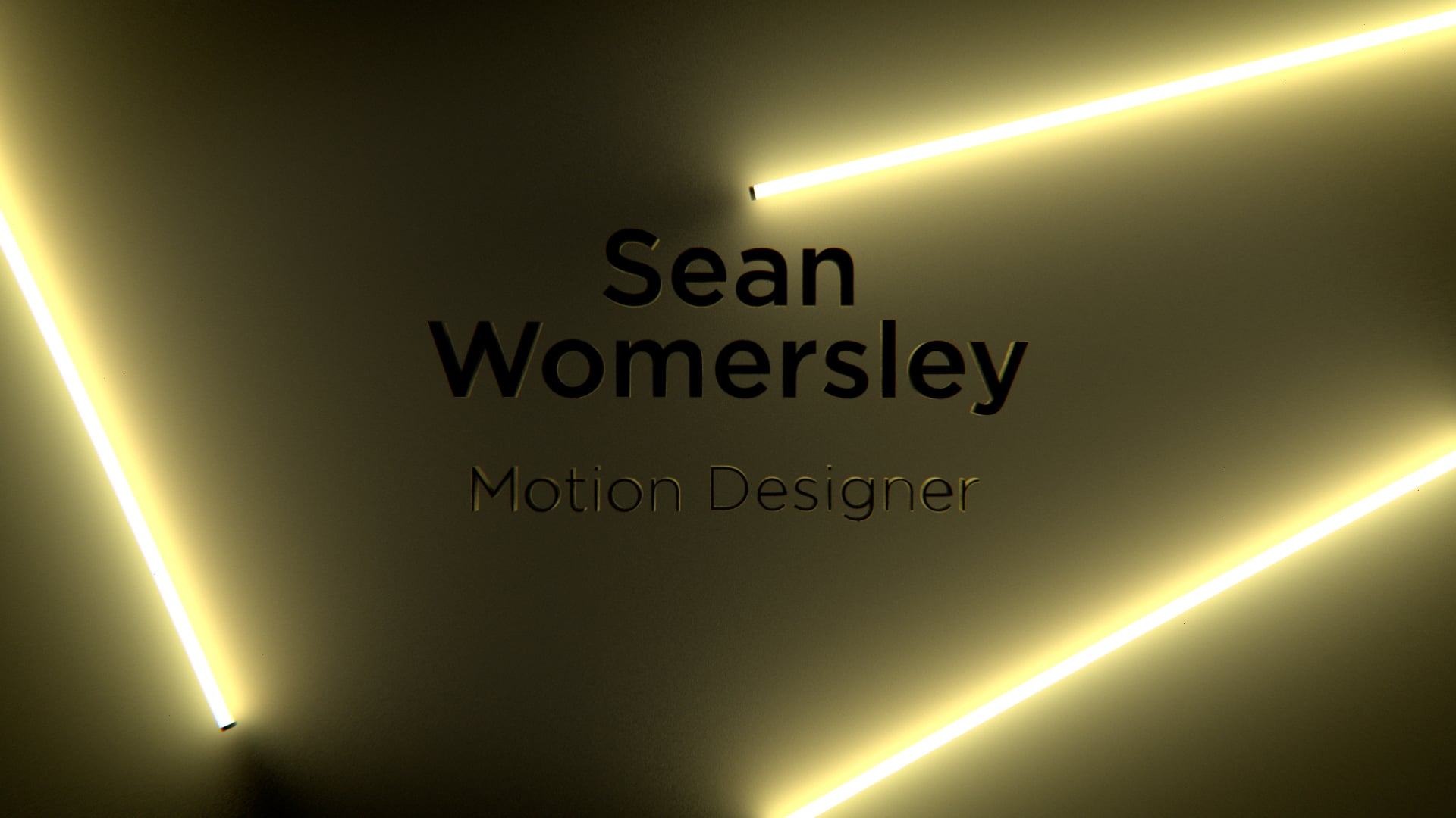 Sean Womersley Show Reel Jan 2022