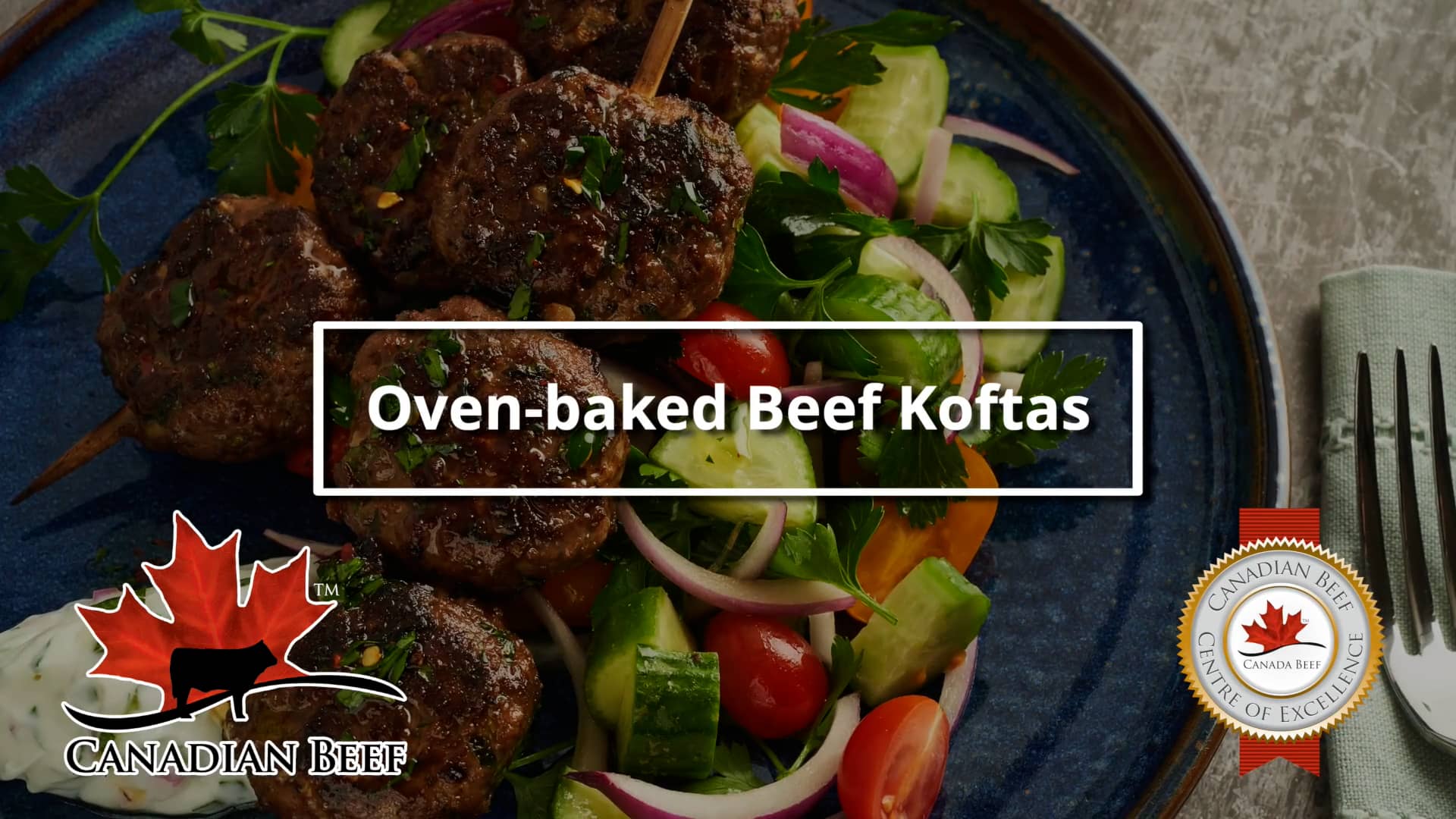 Lean Ground Beef Ovenbaked Beef Koftas on Vimeo