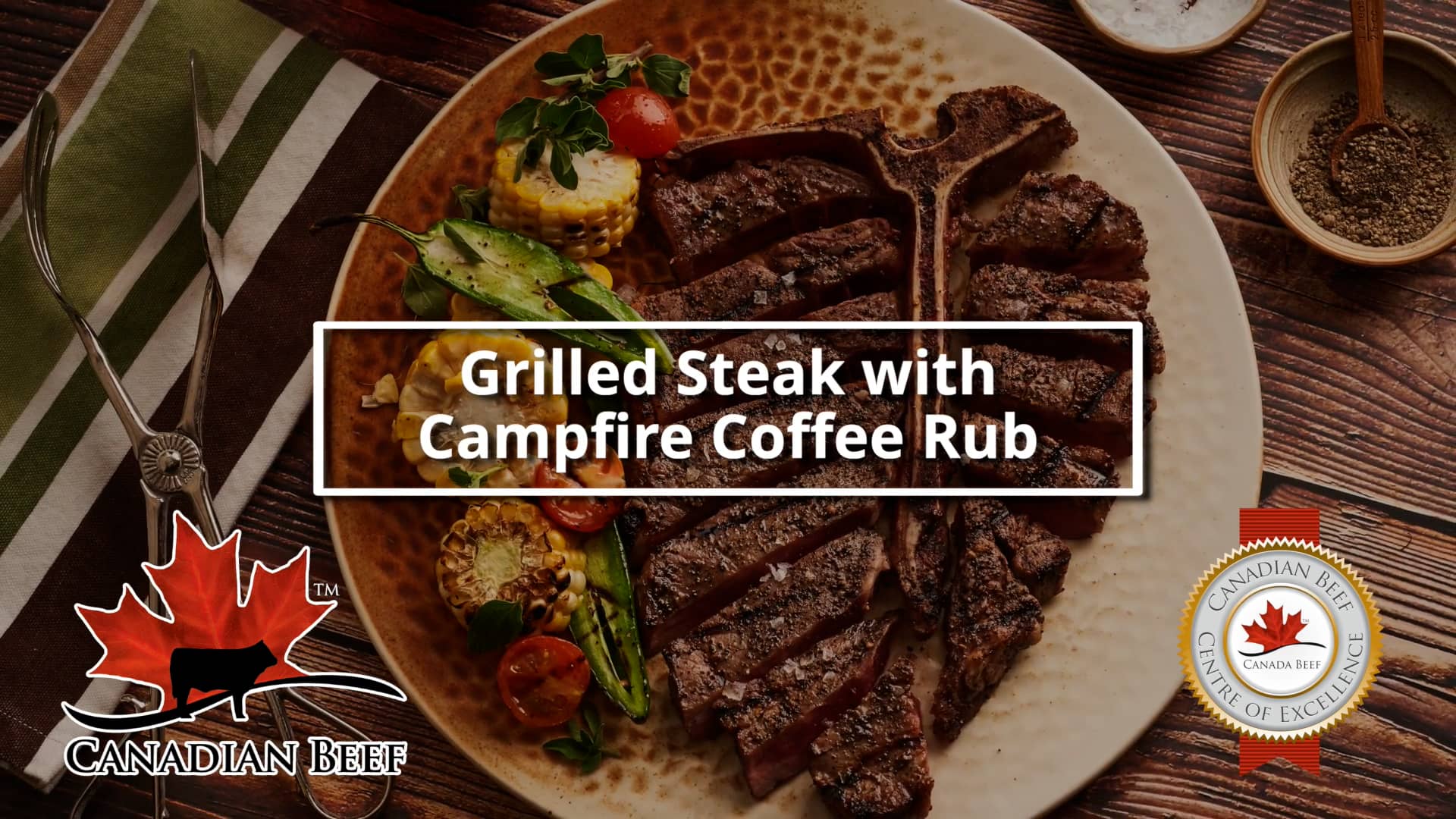 TBone Grilling Steak Grilled Steak with Campfire Coffee Rub on Vimeo