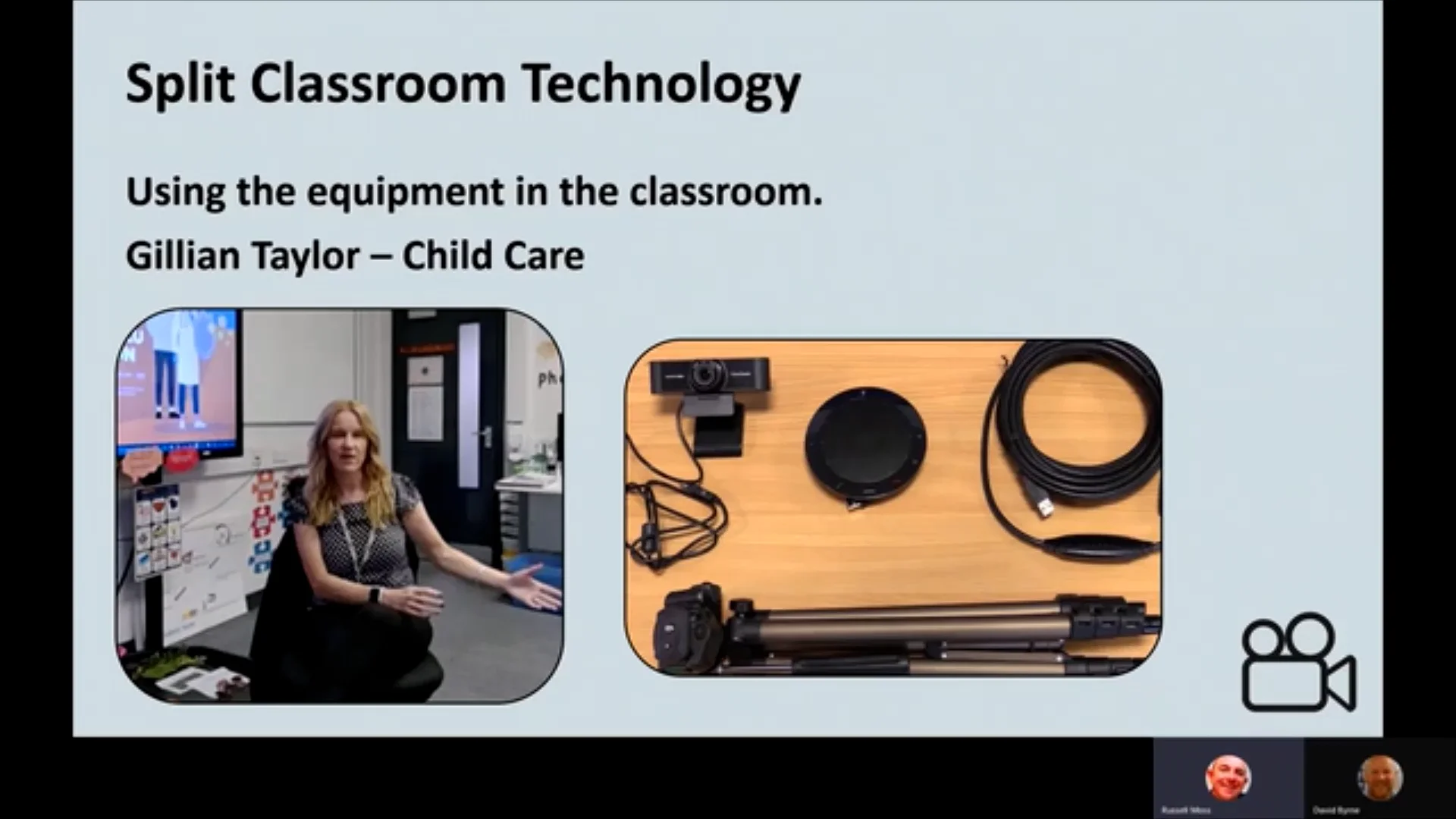 The split hybrid classroom on Vimeo