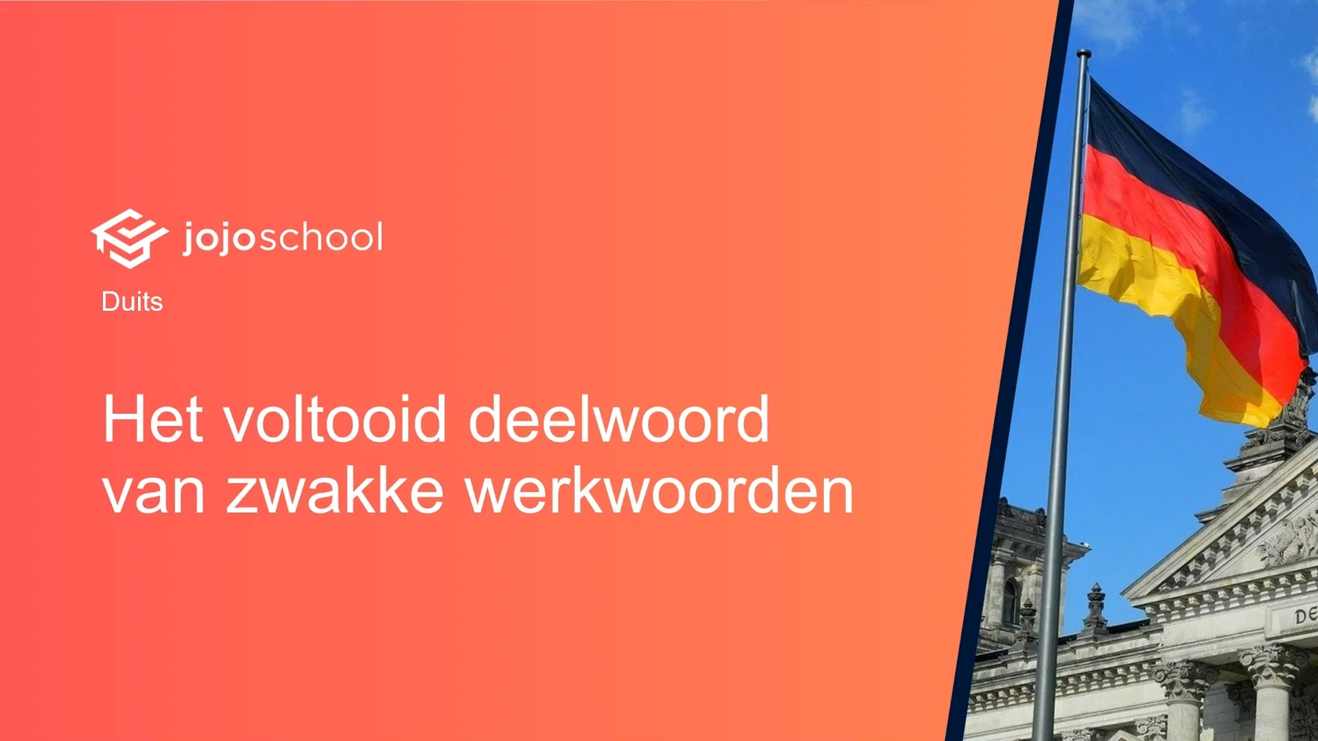 Het voltooid deelwoord van zwakke werkwoorden