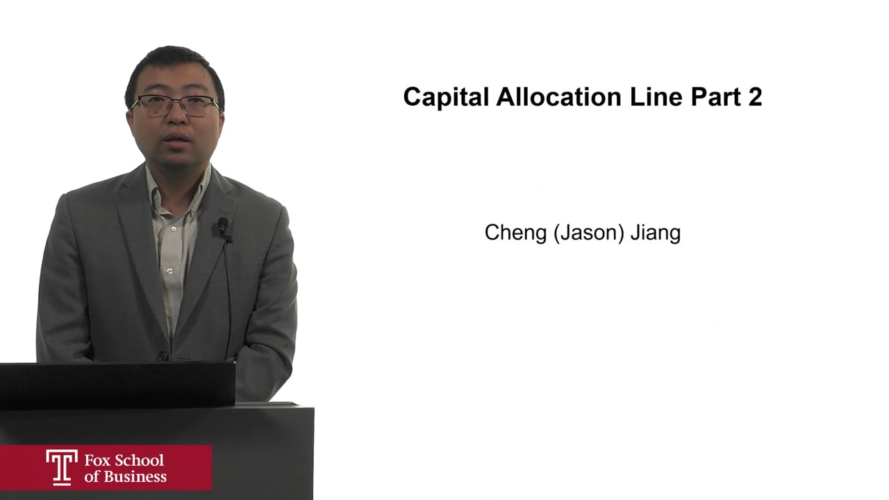 Capital Allocation Line Part 2