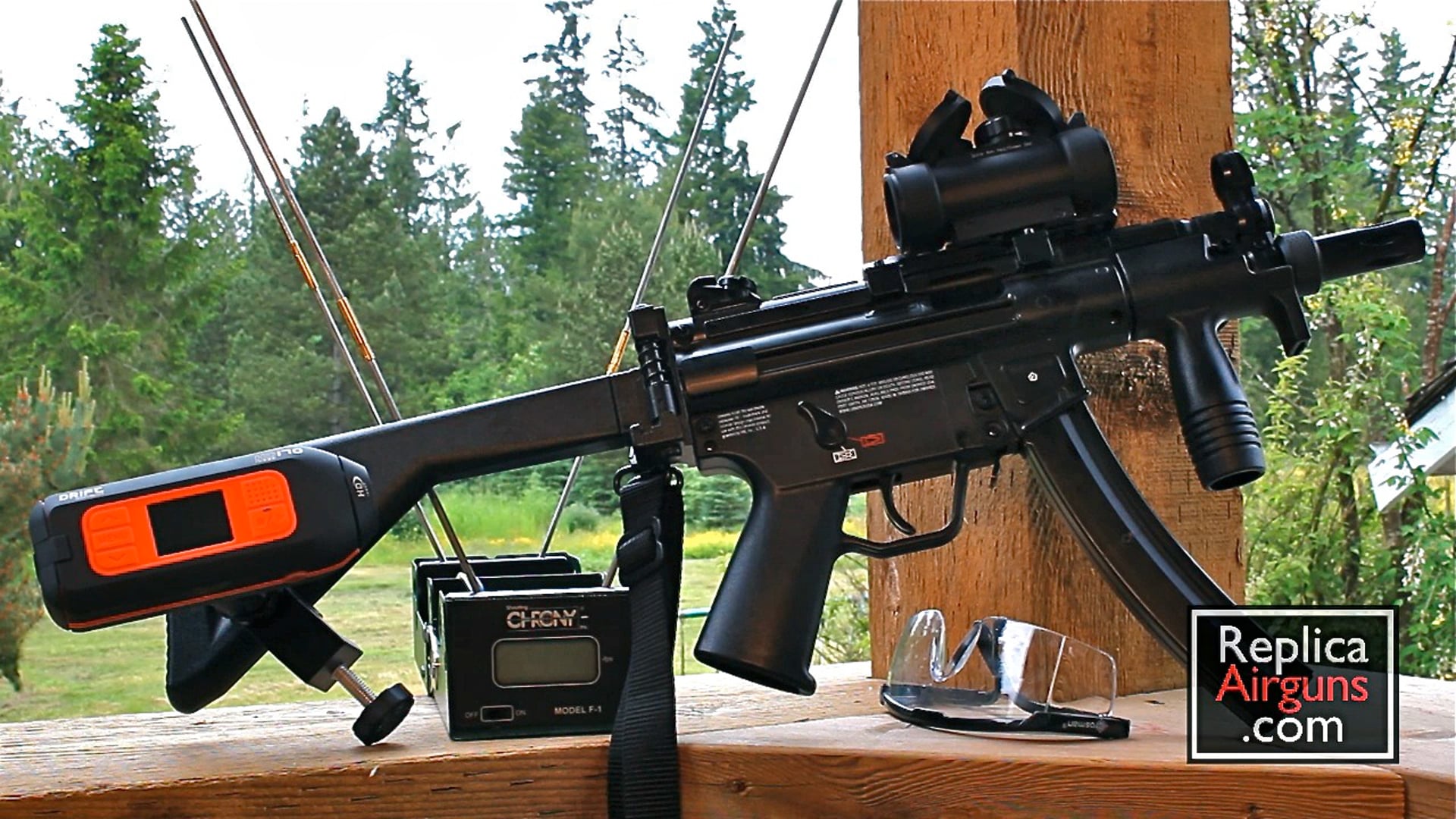 Umarex MP5K PDW CO2 BB Gun Chronograph - Shooting & Slow-mo