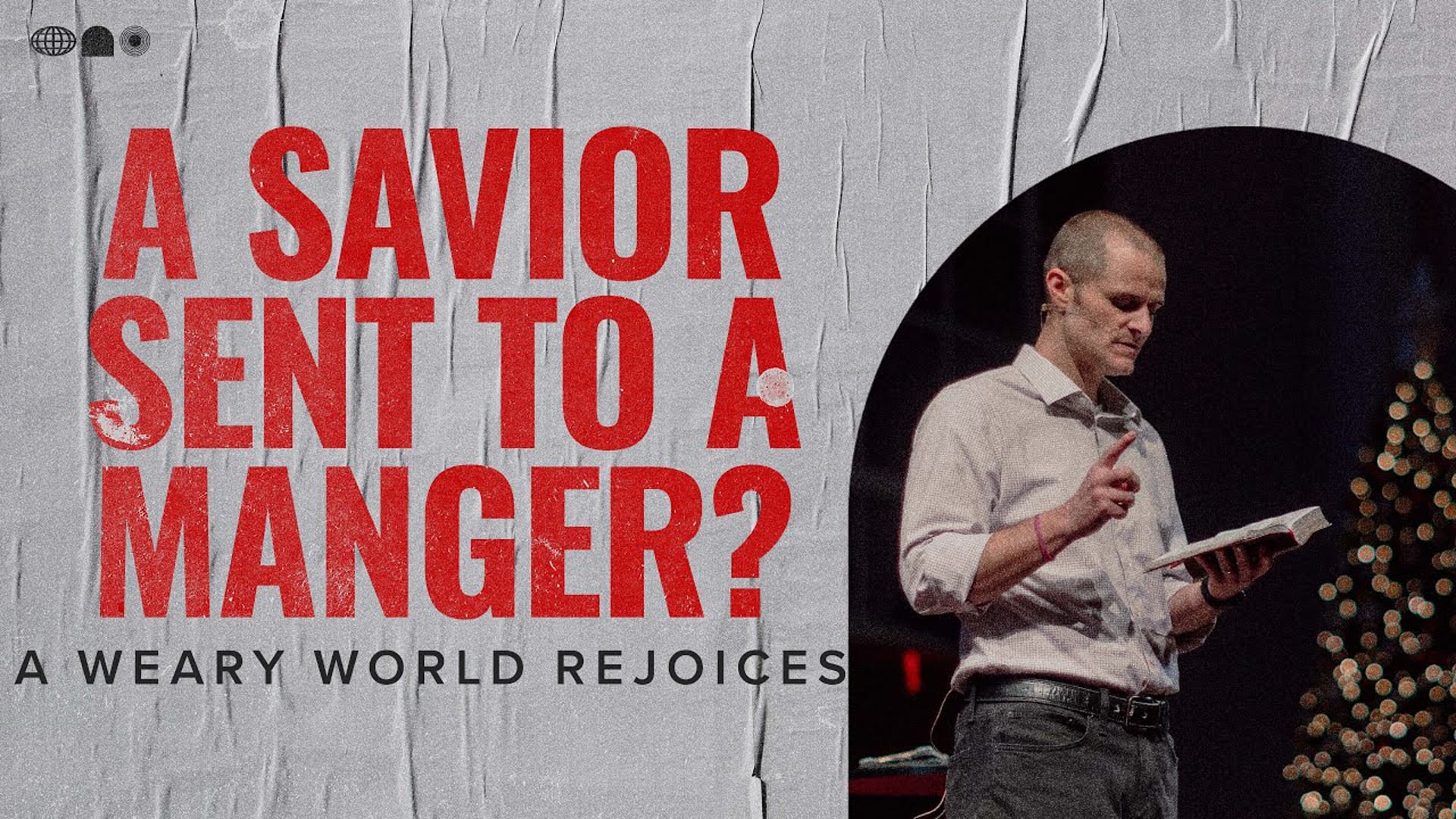 A Savior Sent To A Manger?