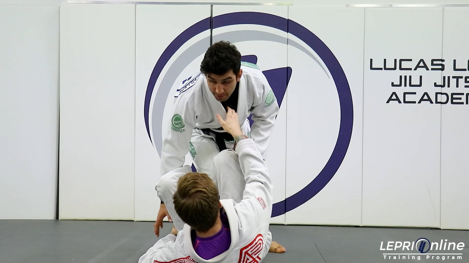 Lepri BJJ Online Training: De La Riva Escape to Knee Cut to Cross Collar Ch