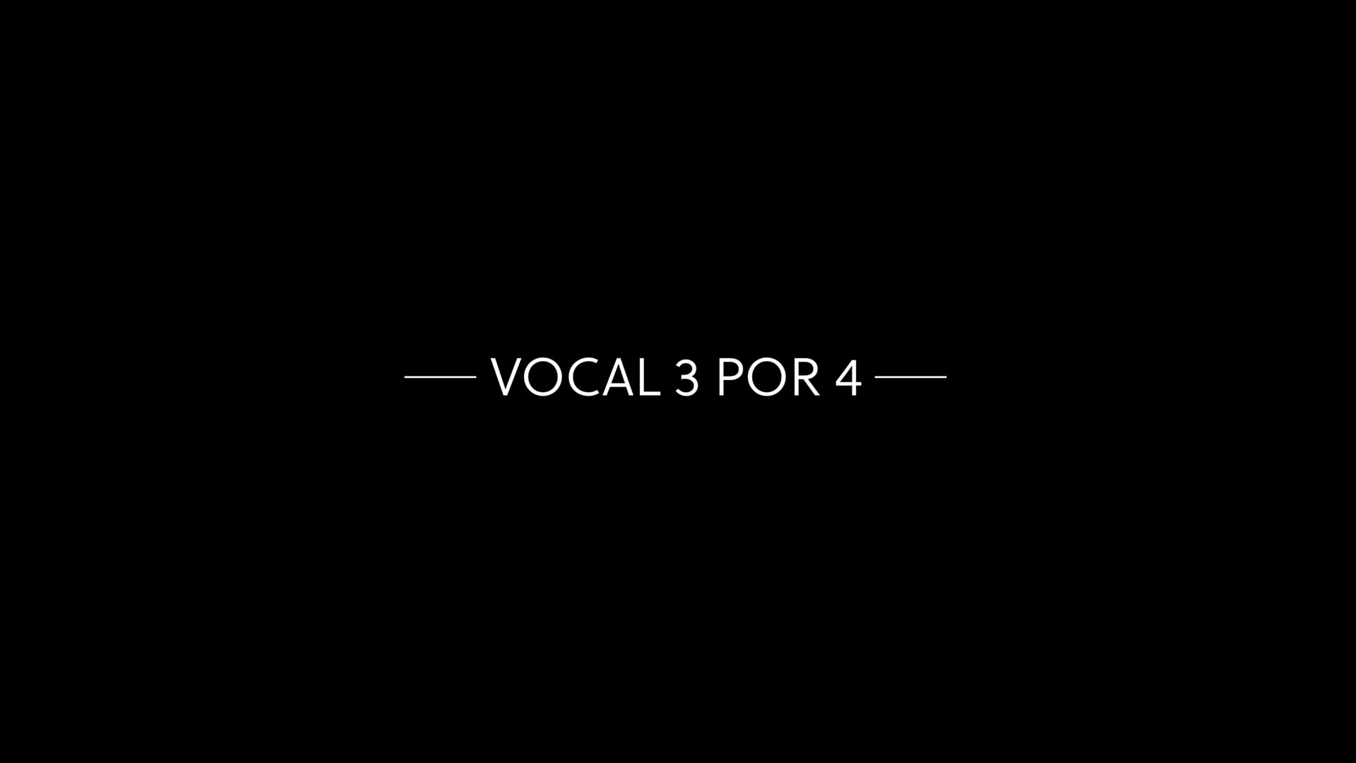 Vocal 3 Por 4 (Live musical)