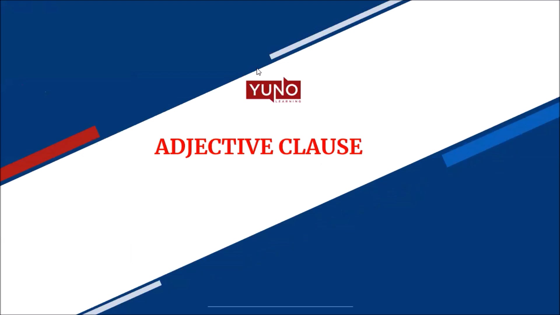 Adjective Clauses Yuno Learning