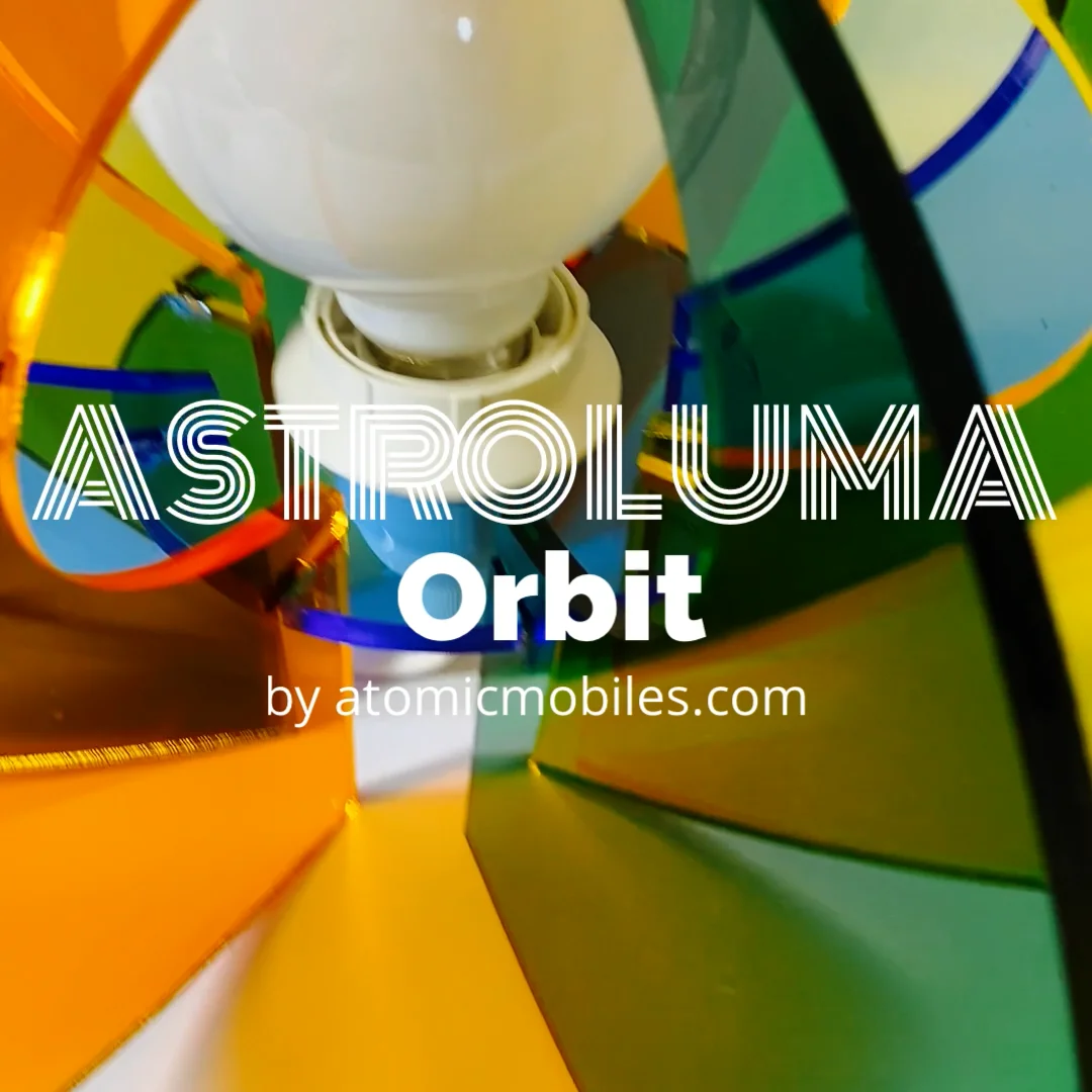 Orbit | ASTROLUMA Atomic Retro Mid Century MOD Lamp by Atomic Mobiles