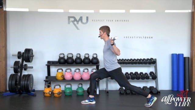 Reverse Barbell Lunge