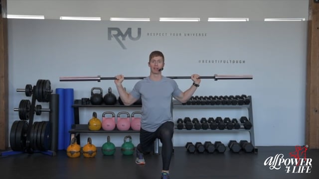 Alternating Barbell Lunge