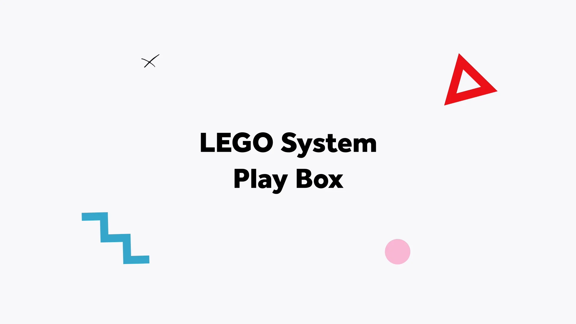 Lego cheap system box