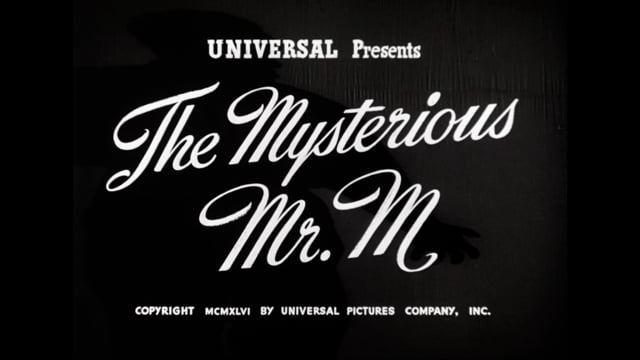 Mysterious Mr M 2k Restored Promo