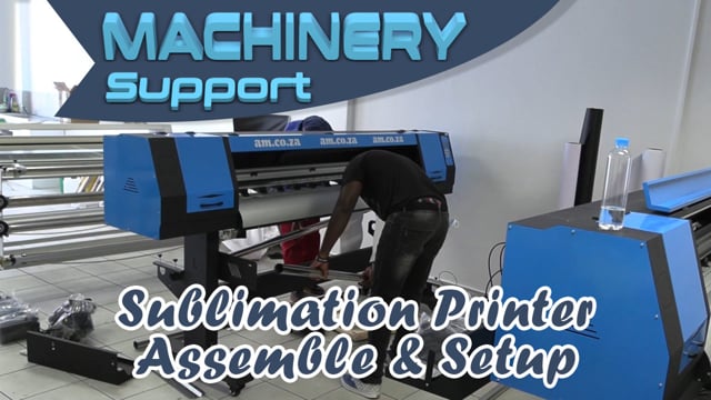 Sublimation Large Format Printer Setup for Edenvale Client, Step by Step Sublimation Printer Setup