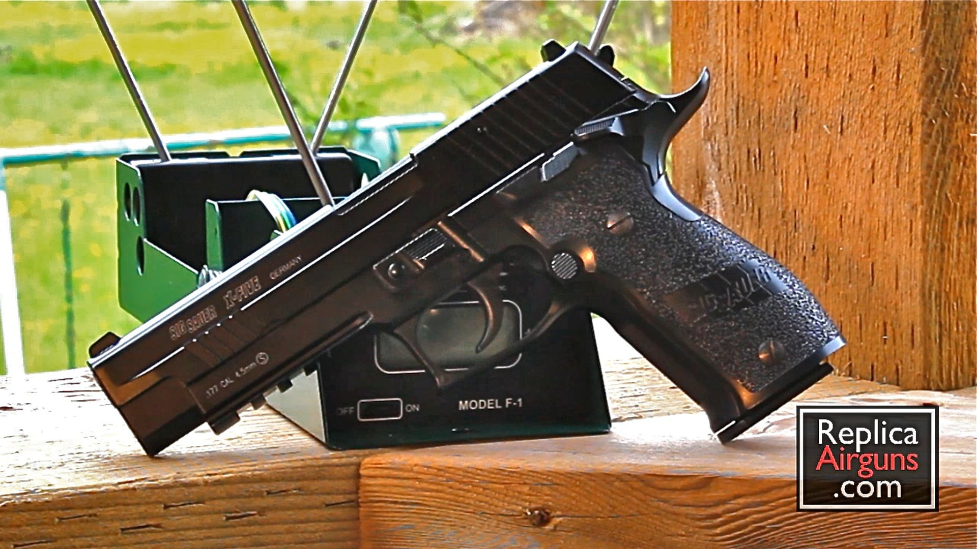 Cybergun Sig Sauer X-Five CO2 BB Chronograph Shooting & Slow-mo