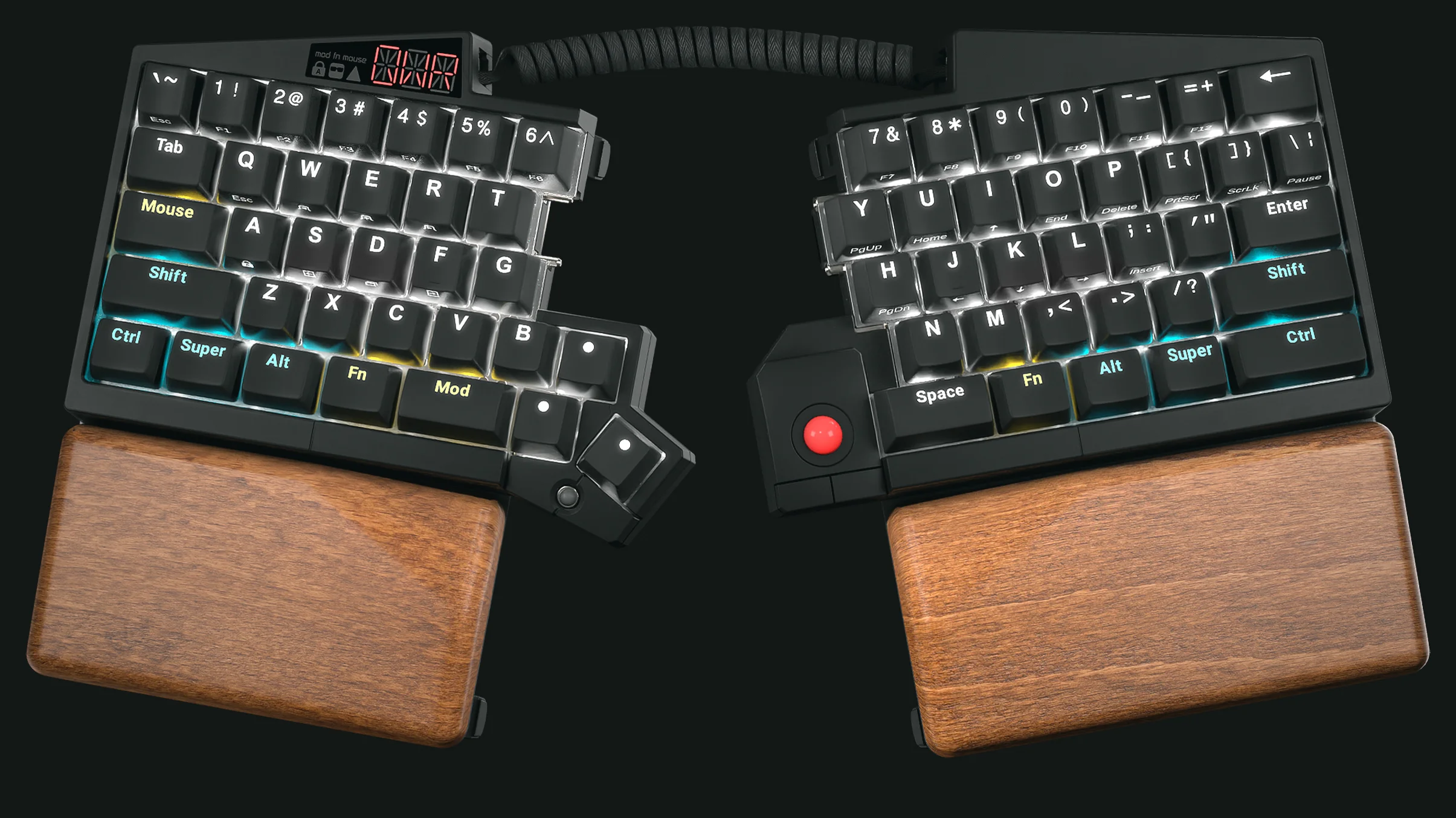 Ultimate Hacking Keyboard splits in two and offers power Ultimate Hacking Keyboard splits in two and offers power
