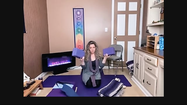 Optimal Living Moment: Yoga Props and Support