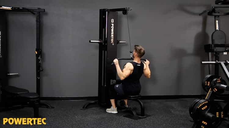 Powertec shoulder online press