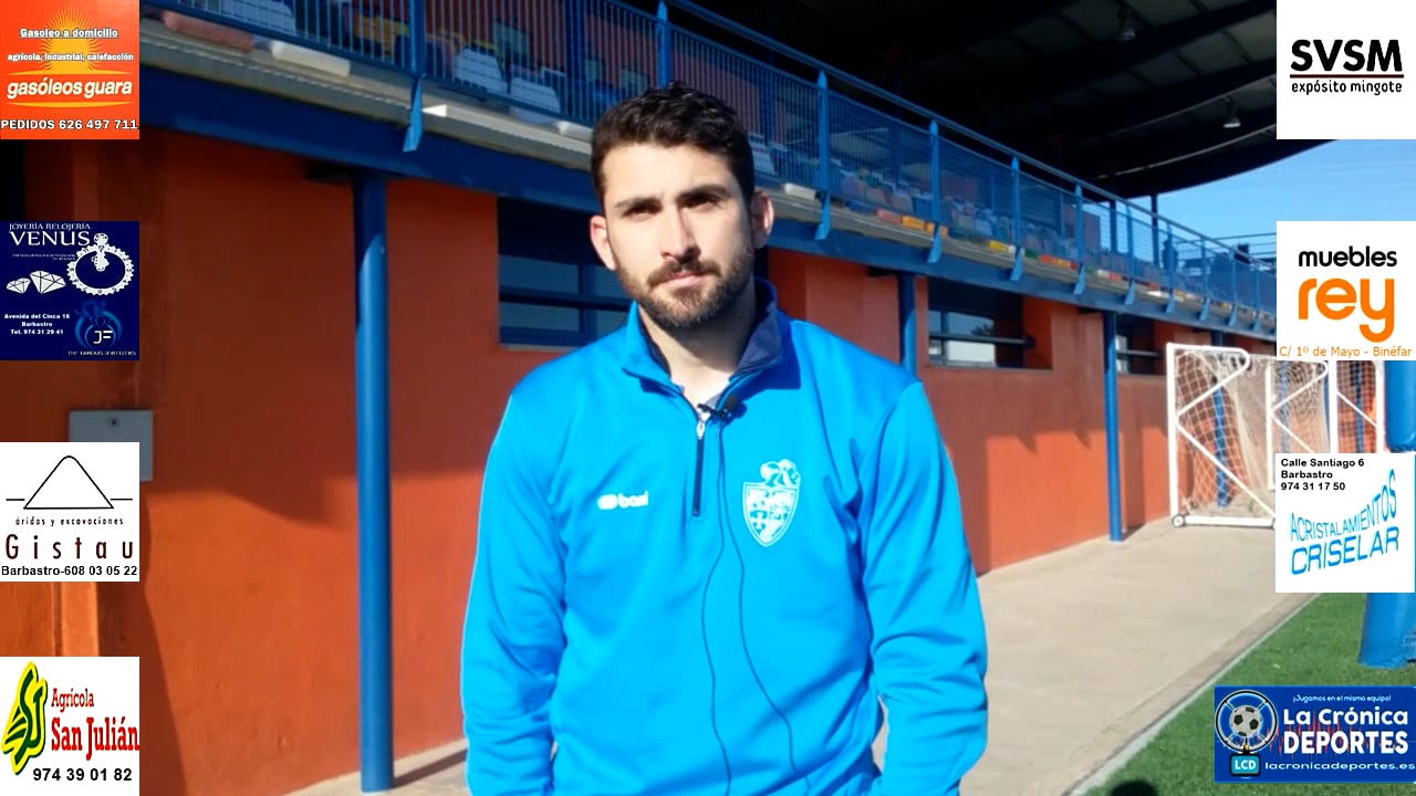 DANI PUJOL (Jugador Binéfar) CD Binéfar 1-1 UD Barbastro / J 17 / 3ª División