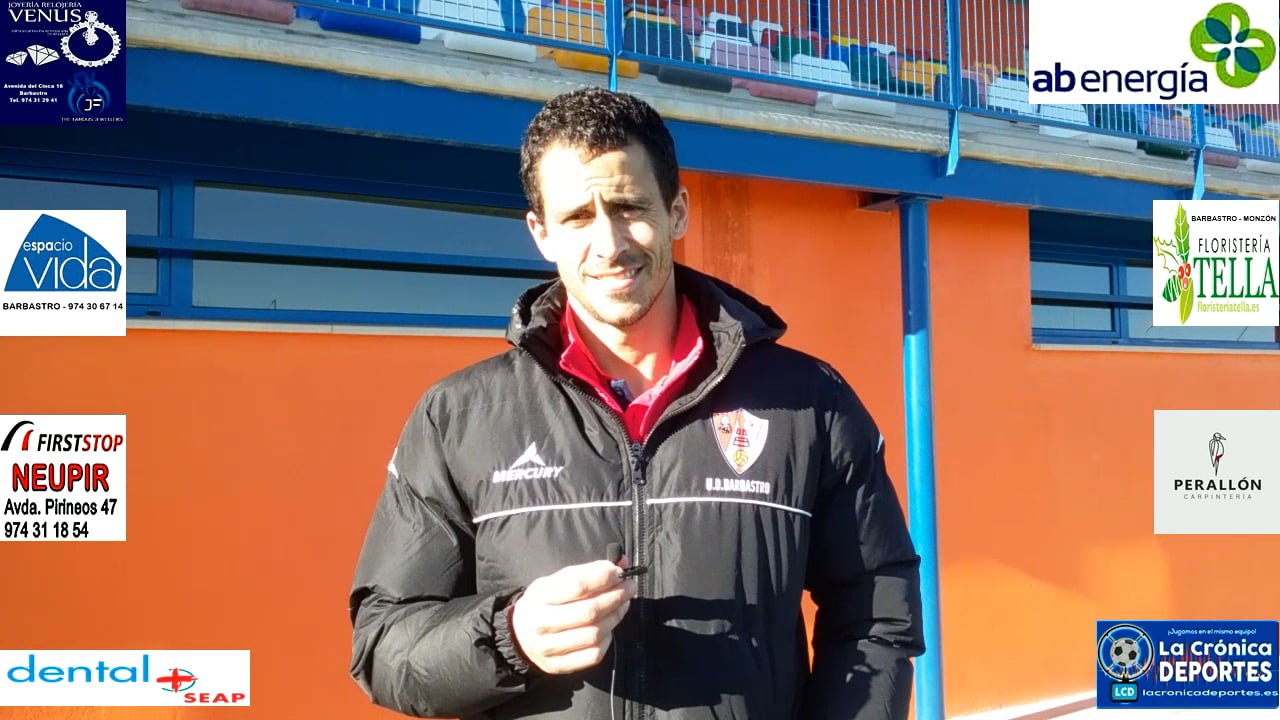 AGUSTÍN GONZÁLEZ (Jugador Barbastro) CD Binéfar 1-1 UD Barbastro / J 17 / 3ª División