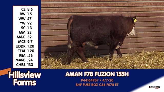 Lot #155H - AMAN F78 FUZION 155H