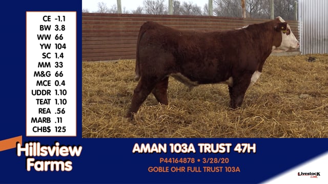 Lot #47H - AMAN 103A TRUST 47H