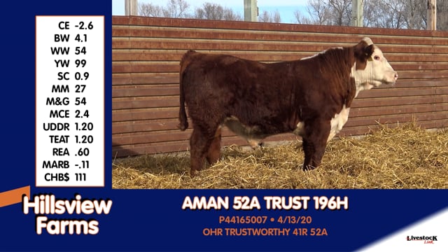 Lot #196H - AMAN 52A TRUST 196A