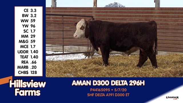 Lot #296H - AMAND D300 DELTA 296H
