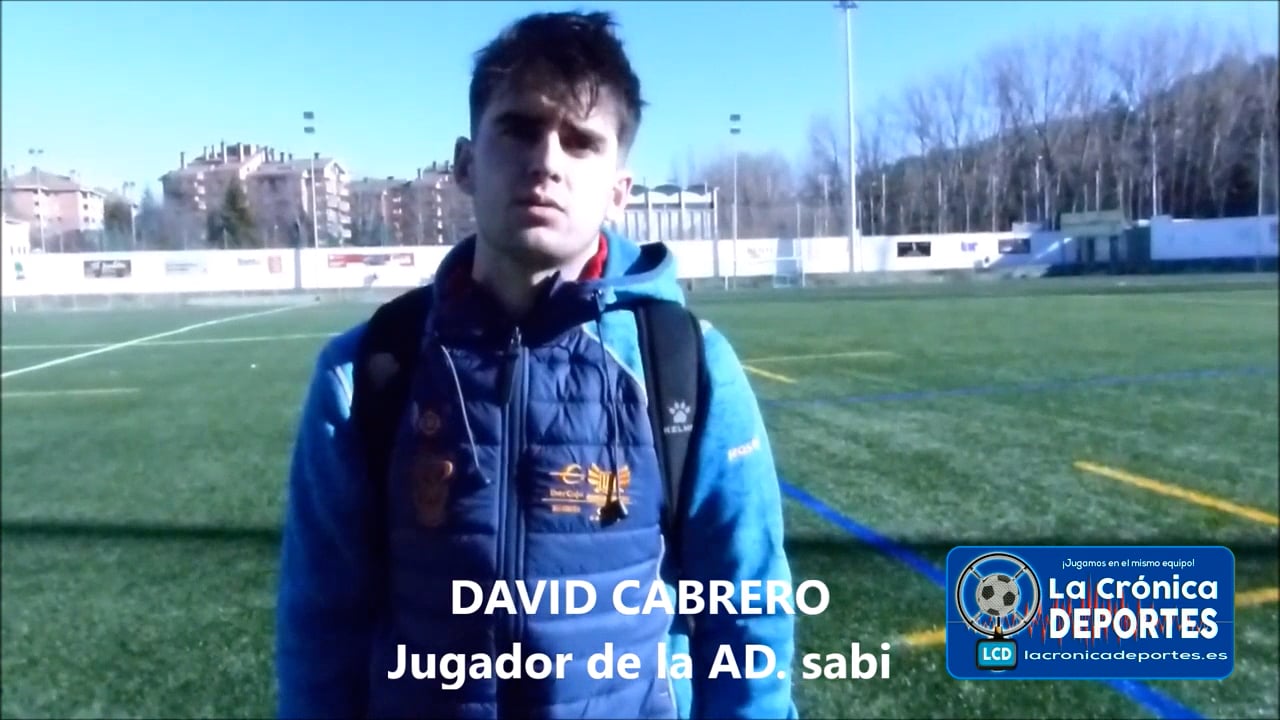 DAVID CABRERO (Jugador Sabiñánigo) CF Jacetano 1-2 AD Sabiñánigo / J12 / Pref. Grupo 1 Fuente Youtube Deporte Cantera