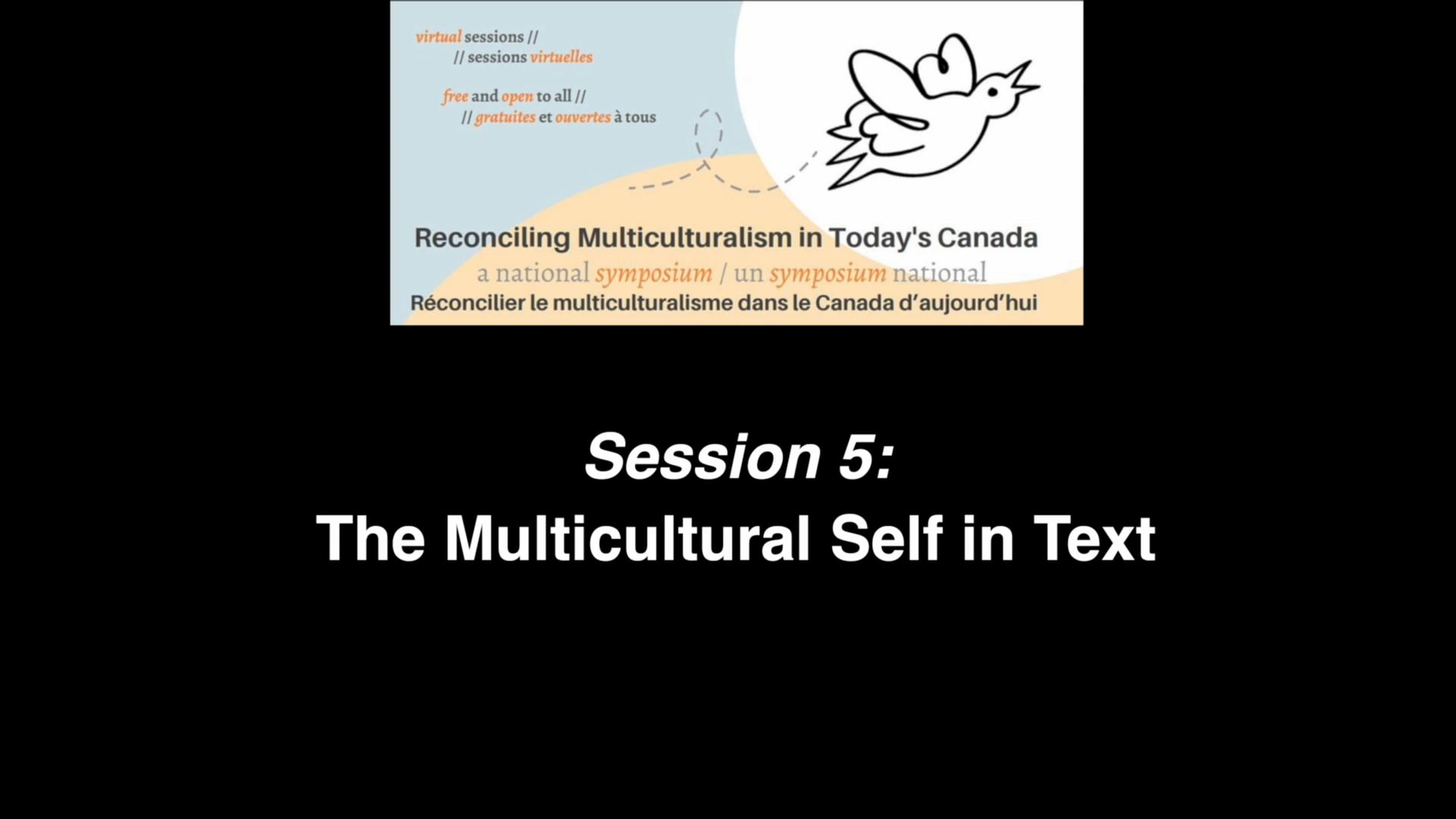 Session 5: The Multicultural Self in Text on Vimeo
