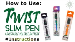 Ooze Slim Twist 510 Thread Vape Pen Battery