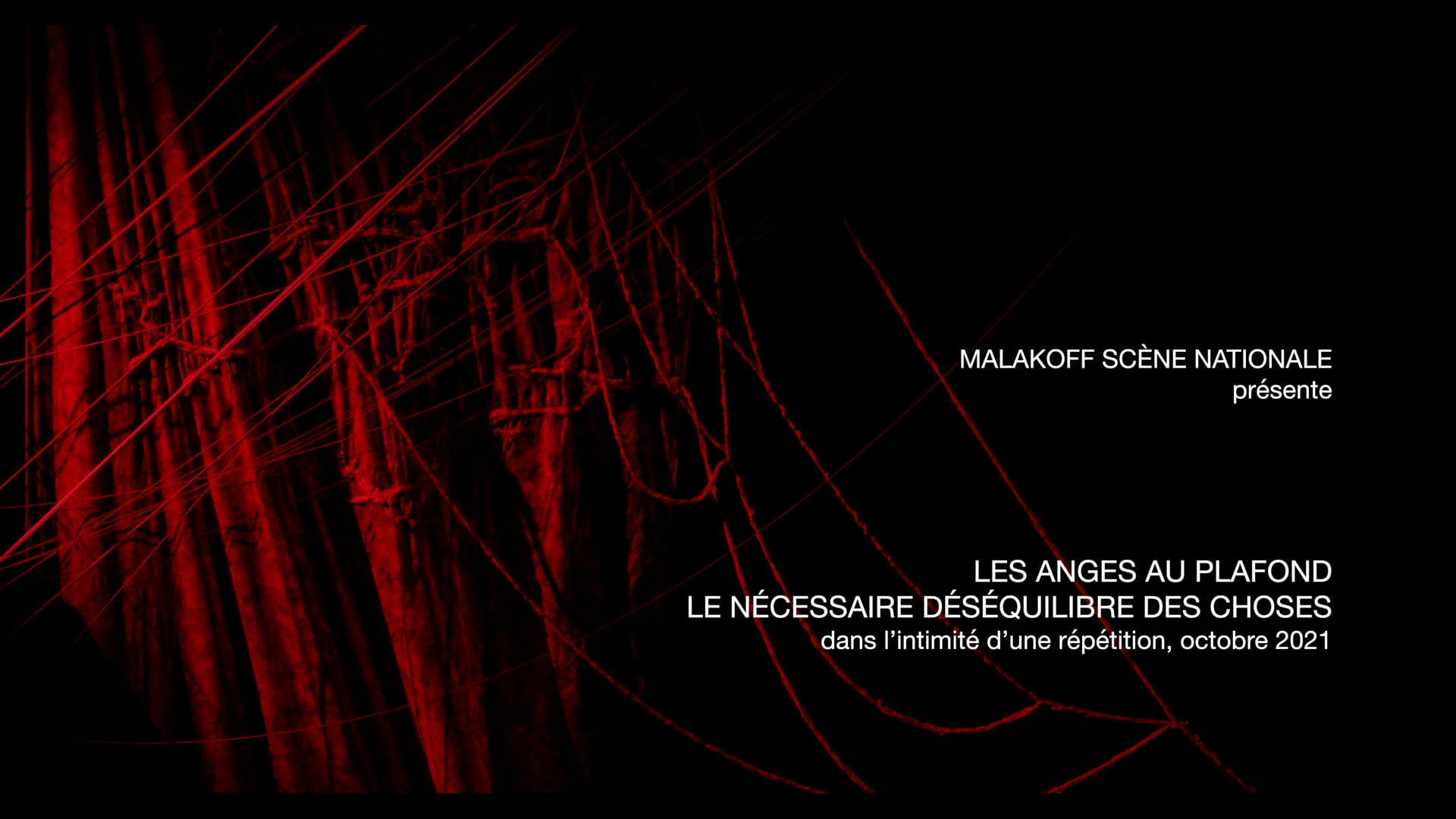 les anges au plafond - dans l'intimité d'une répétition