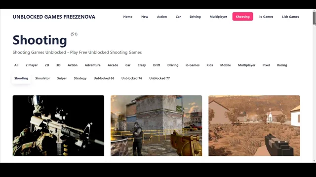 FreezeNova Games the best unblocked gaming website to play in