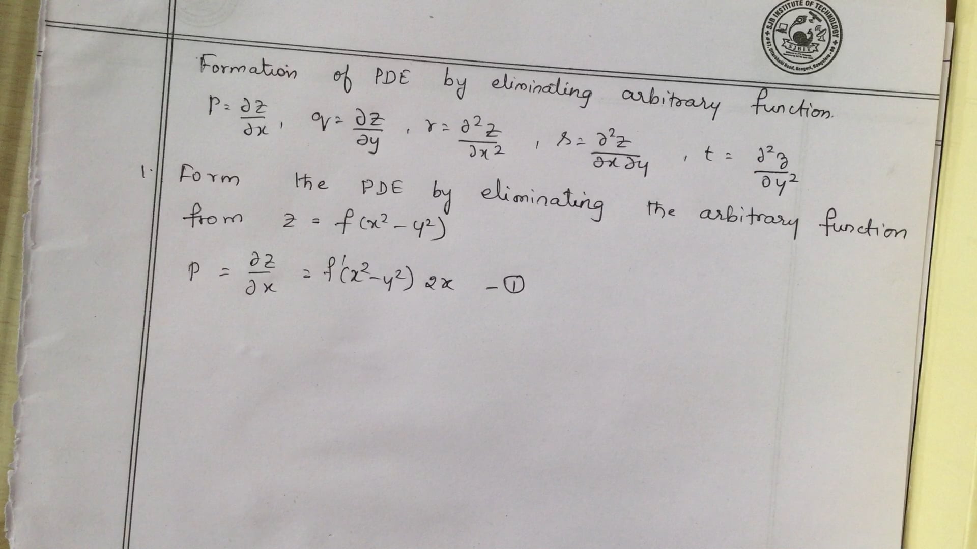 solution-of-non-homogeneous-pde-by-integration-on-vimeo