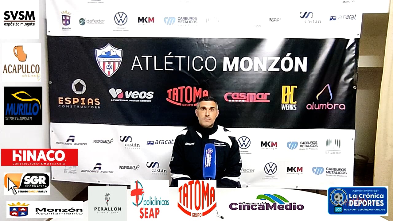 LA PREVIA / Cuarte - At.Monzón / J 18 / Cristian Abad (Entrenador AT Monzón) 3ª División