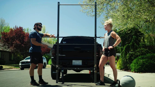 Truck hitch squat rack hot sale