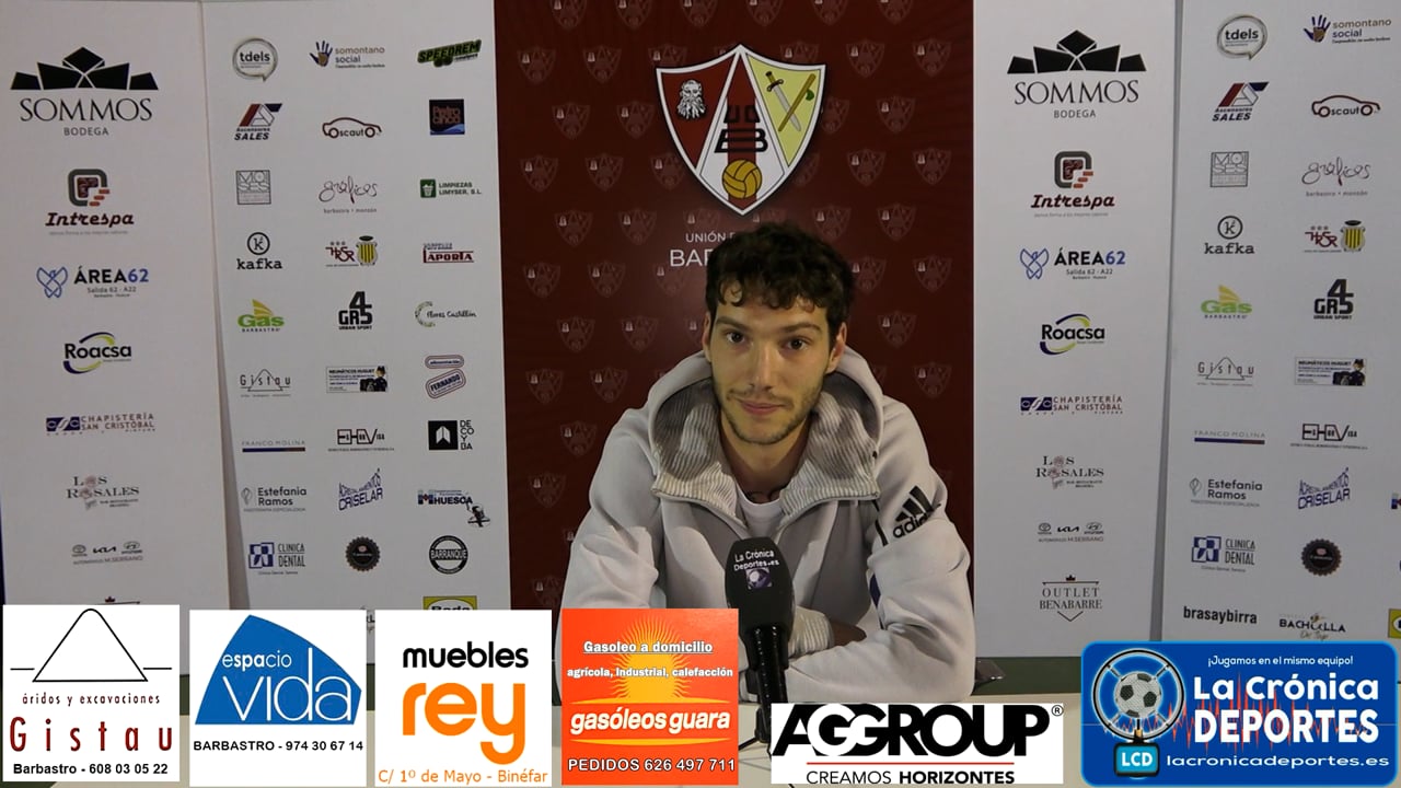 HÉCTOR OTÍN (Nuevo Jugador UD Barbastro) Procedente del CD Teruel 2ª rfef, reforzará el ataque de la Unión