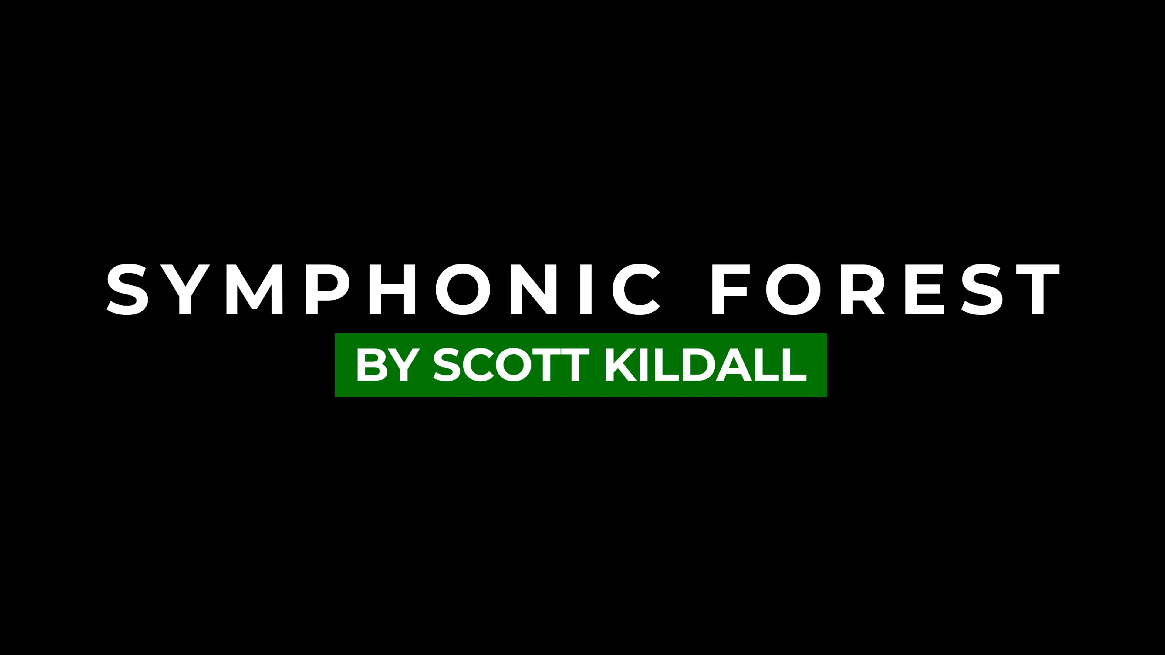 Symphonic Forest - Scott Kildall