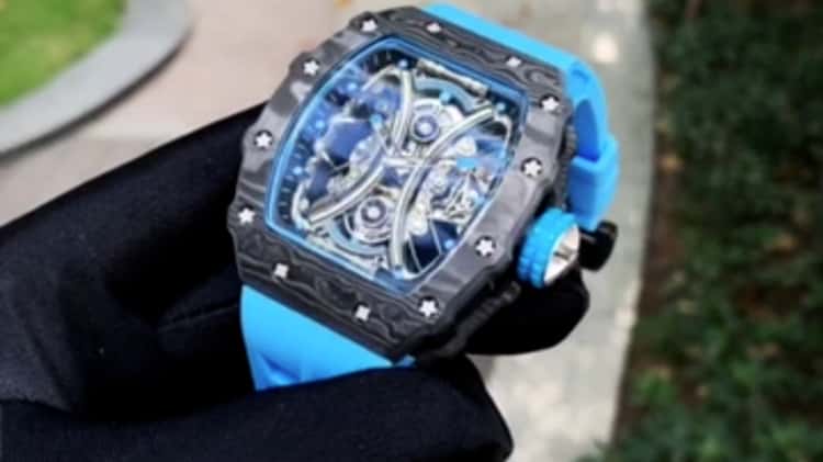 Richard Mille RM 53 01 Tourbillon Pablo Mac Donough Blue on Vimeo