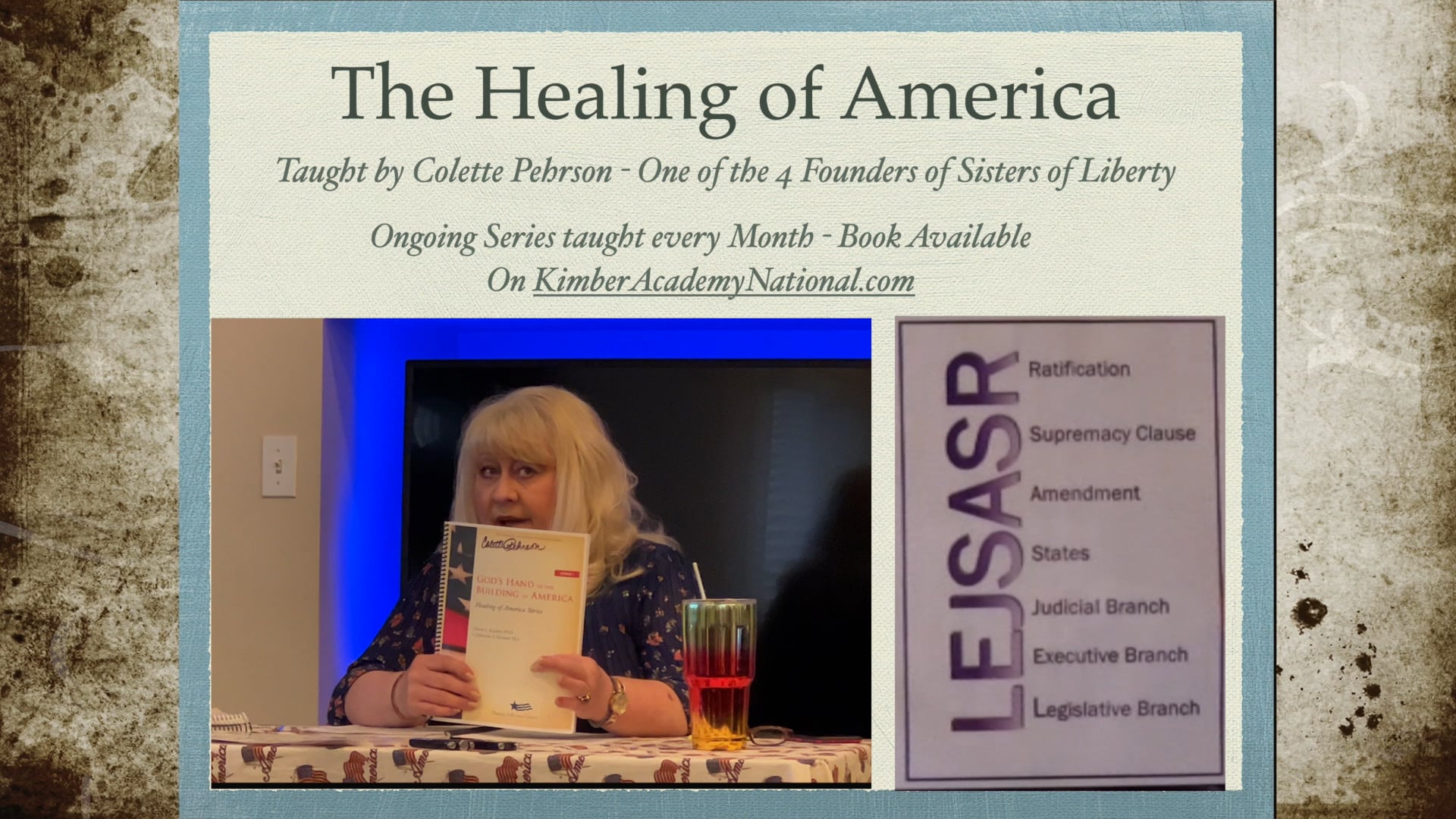 Colette Pehrson "Healing of America"- What 95% of American's Don't Know