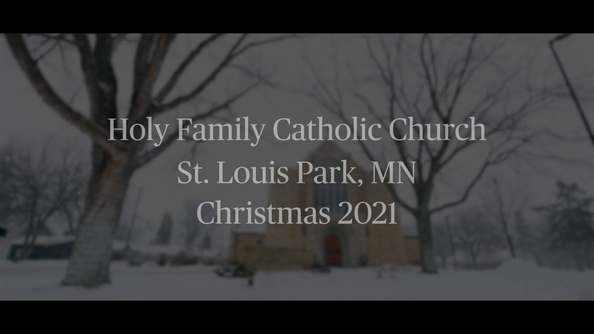 Christmas at Holy Family