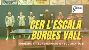 Resum CTT CER l'Escala 2 - 4 Asisa Borges Vall