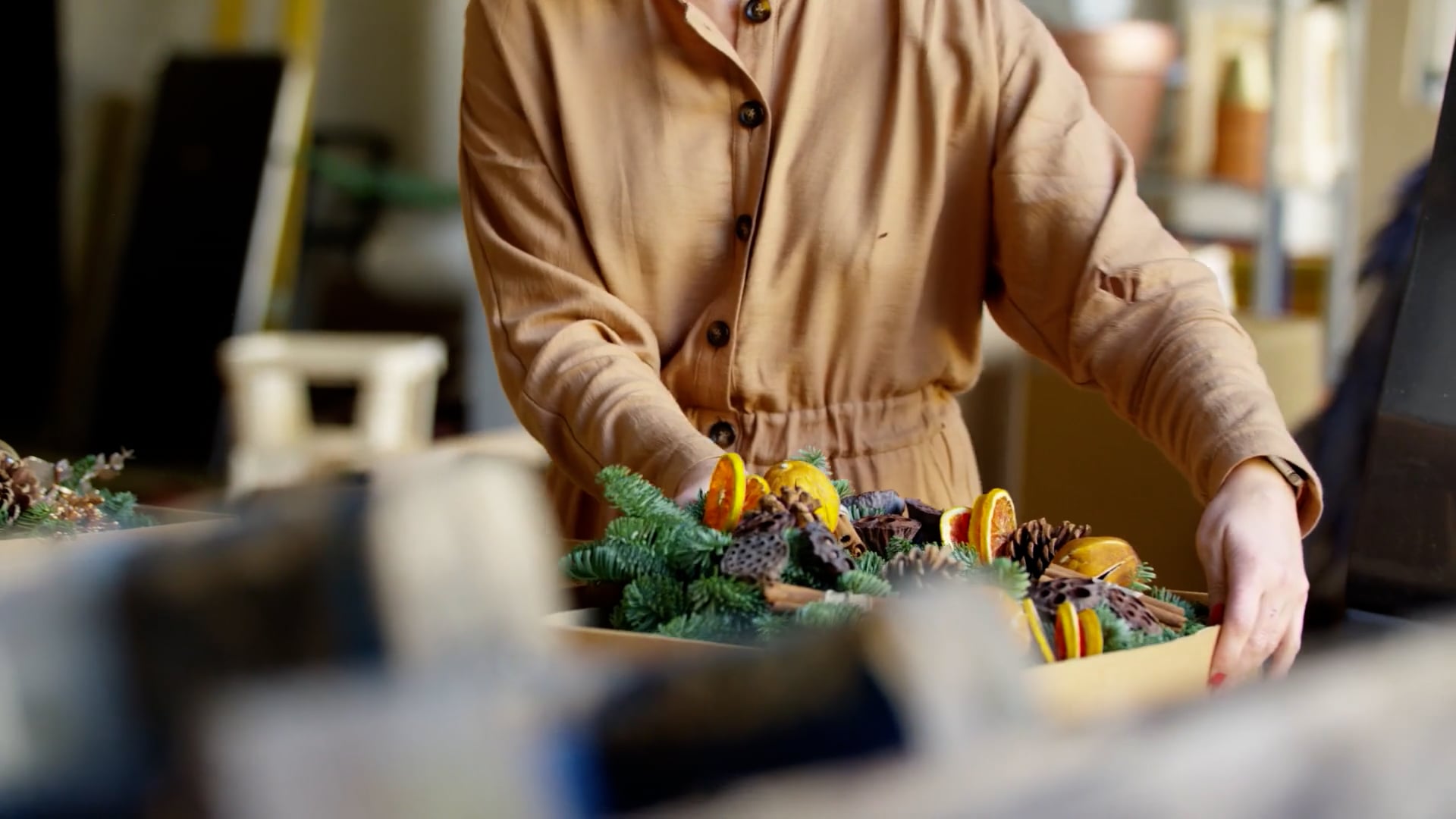 Michelle Lomas Flowers - Virtual Wreath Making