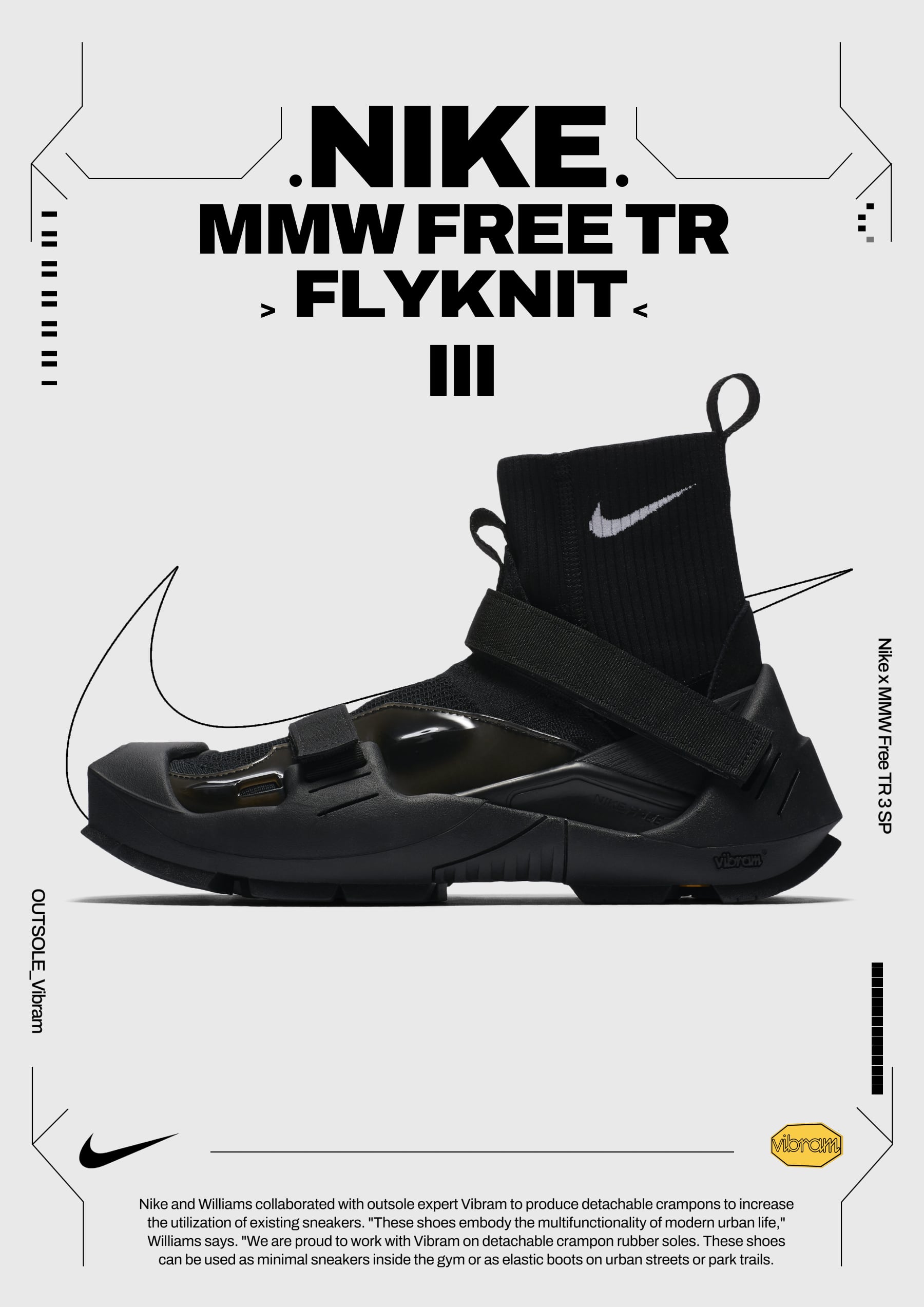 NIKE MMW FREE TR 3 FLYKNIT on Vimeo