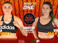 Amateur 155 lbs | Zurina Turrey vs Virginia Marvin, April 25th 2021  Glendale Arizona USA : RUF MMA RUF40